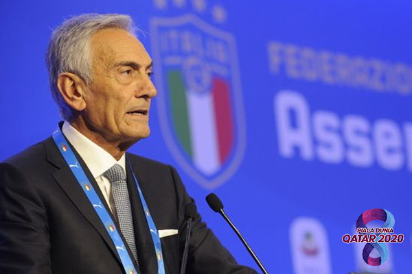 Presiden FIGC Liburkan Serie A, agar Lolos Piala Dunia
