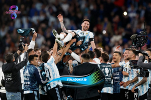 Posisi ketiga rangking FIFA ditempati oleh Argentina dengan koleksi 1178,88 poin