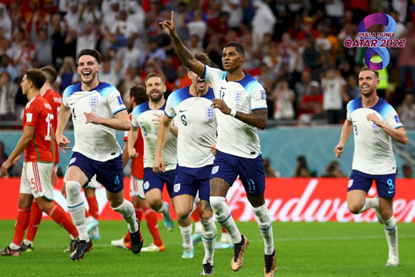 Pemain Inggris dengan Rating Tertinggi di Fase Grup Piala Dunia 2022